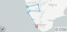  10 días de Romanticismo en Kerala: Una Escapada Romántica Inolvidable- todo incluido - 7 destinos 