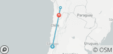  12 Days Chilean Wonders: Santiago, Atacama, and Uyuni Expedition - 4 destinations 
