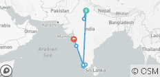  Ranthambore mit Kerala &amp; Goa (alles inklusive) - 12 Tage - 9 Destinationen 