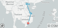  Hanoi-Ho Chi Minh 12 Days - 14 destinations 