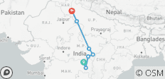  10 días de circuito por la vida salvaje de la India central con el Taj Mahal: Una experiencia emocionante (Todo incluido) - 7 destinos 