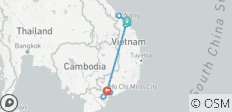  Explorando el centro y el sur de Vietnam Itinerario 7 días/6 noches - 10 destinos 