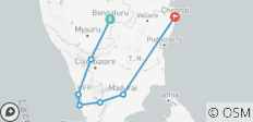  Viaje de 11 días a las perlas del sur de la India con estancia en una casa flotante de lujo - 7 destinos 