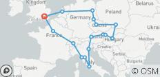  Gesellig werden: Mittel- und Osteuropa (Winter) - 17 Destinationen 