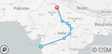  Wildlife von Mumbai (alles inklusive) 10 Tage - 9 Destinationen 