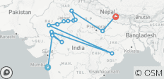  North India with Exclusive Nepal - 26 destinations 