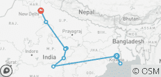  12 días de aventura con el tigre real de bengala y el Taj Mahal (Todo incluido) - 9 destinos 