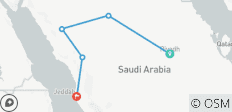  L\'Arabie Saoudite : Circuit intégral avec accompagnement dans des hôtels 3 ou 4 étoiles - 5 destinations 