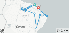  Viaje de ida y vuelta en grupo reducido a Omán (vuelo incluido) - 17 destinos 