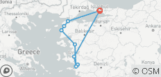 Höhepunkte der Westtürkei - 6 Tage - 10 Destinationen 
