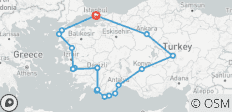  15 Daagse Grote Turkije Rondreis met Blue Cruise - 18 bestemmingen 