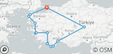  Circuit de 15 jours en Grande Turquie avec Croisière bleue - 14 destinations 