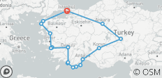  15 Days Grand Turkey Tour With Blue Cruise - 18 destinations 