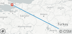  Der Istanbul-Kappadokien-Weg - 4 Tage - 3 Destinationen 