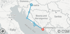  Hoogtepunten van Kroatië van Zagreb naar Dubrovnik - 7 bestemmingen 