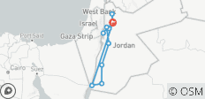  Viaje de ida y vuelta a Jordania (vuelo incluido) - 12 destinos 