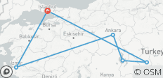  Circuit de 7 jours de la Turquie en un clin d\'œil - 6 destinations 