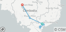  Zuid –Vietnam &amp; Cambodja – 8 dagen - 10 bestemmingen 