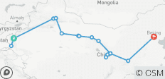  China Silk Road Encompass: Kashgar to Beijing 18D - 16 destinations 