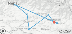  Circuit au Triangle d\'Or au Népal : Katmandou, Pokhara et Chitwan - 7 destinations 