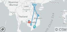 Circuit de 15 jours au Vietnam et au Cambodge - 19 destinations 