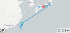  【Taiwan &amp; Japan en Hiroshima】Historische hoogtepunten van Taiwan en Japan 17 daagse tour Pakket - 19 bestemmingen 