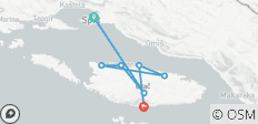  Insel Brac - Wandern auf der vielseitigen via Brattia - 7 Destinationen 
