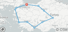  Les merveilles de la Turquie : Circuit de 13 jours en Turquie classique - 11 destinations 