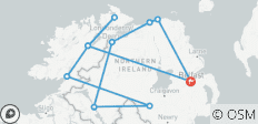  Wildes Nordirland &amp; Donegal - 6 Tage - 11 Destinationen 