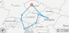  Prague, Munich, Innsbruck, Salzbourg, Vienne, Budapest, Bratislava - 9 jours - 10 destinations 
