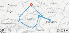  Prague, Munich, Innsbruck, Salzbourg, Vienne, Budapest, Bratislava - 9 jours - 9 destinations 