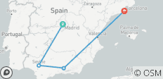 Viaje Cultural a España de 9 Días Hecho a Medida con Salida Diaria y Guía Privado - 4 destinos 
