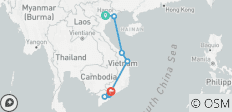  Vietnam ab Hanoi mit Halong Bucht, Hoi Nn, Mekong Delta, Ben Tre, Can Tho &amp; Ho Chi Minh - 10 Tage - 9 Destinationen 