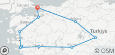 Türkei: Der Sieben-Kirchenweg Kulturreise - 10 Tage - 11 Destinationen 