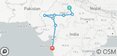  Rajastán imperial- grupos pequeños, acaba en Bombay, 13 días, puerta a puerta - 8 destinos 