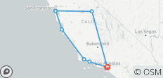  USA - Kalifornien Express - 3 Tage - 7 Destinationen 