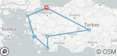  Splendeur de la Turquie : Istanbul, la côte turquoise et la Cappadoce en 12 jours - 8 destinations 