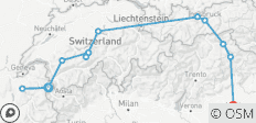  Die Gipfel Europas: Von den Alpen bis zu den Dolomiten - Frankreich, Schweiz, Liechtenstein, Österreich &amp; Italien (von Chamonix bis Mogliano Veneto) - 13 Destinationen 