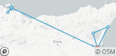  Mini-Tour durch Sizilien, Selbstfahrer - 7 Destinationen 