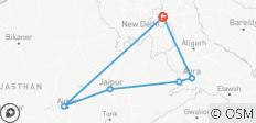  Circuit du Triangle d\'Or avec Pushkar - 6 destinations 