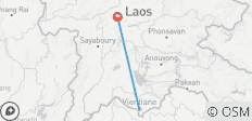  4 jours et 3 nuits à la découverte du Laos - 2 destinations 