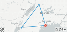  6 dagen safari door Oeganda - 6 bestemmingen 