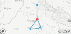  Circuit du Triangle d\'Or avec Shimla (balade en petit train) - 10 destinations 