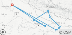  Buddhist Pilgrimage Tour India and Nepal - 11 destinations 