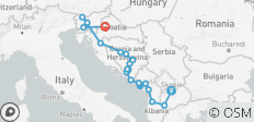  Balkan Discovery: 12-Day Cultural Expedition - 21 destinations 