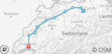  Mittelland-Route: Bummlertour (10 Tage) - 10 Destinationen 