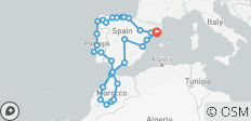  Die große Rundreise durch Spanien, Marokko und Portugal (37 Destinationen) - 37 Destinationen 