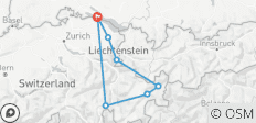  Radtour durch Graubünden (8 Tage) - 7 Destinationen 