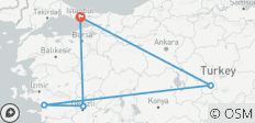  Turkije Driehoek - 7 DAGEN - 5 bestemmingen 