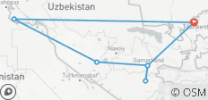  Classical Tour to Uzbekistan - Private Tour - 7 destinations 